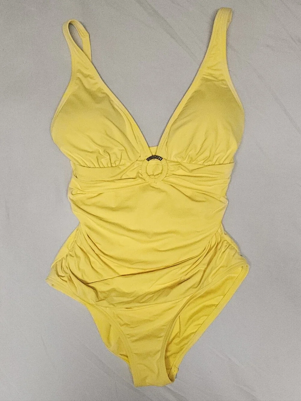 Michael Kors One Piece Yellow Swimsuit